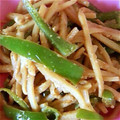 ねるの大好き's cooksnap of when they made 筍とピーマンの炒め物 ごま風味.