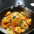 マサヤ's cooksnap of when they made 海老の殻だけ！絶品トマトクリームパスタ.