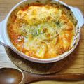なおちっち800's cooksnap of when they made 【簡単ダイエット】豆腐キムチグラタン.