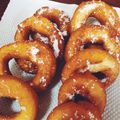 青子。's cooksnap of when they made 子供と一緒に、袋一枚で簡単ドーナツ♪.