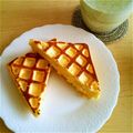 squoco's cooksnap of when they made 100円均一のワッフル器でチーズドッグ！.