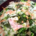 めいぬこ's cooksnap of when they made ほうれん草とベーコンのミルク煮.