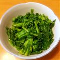 ミルクnyunyu's cooksnap of when they made 春が旬♪菜の花の辛子醤油和え.