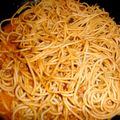 ryoutakuママ's cooksnap of when they made お肉たっぷり！　ラザニアの残りでミートソースパスタ.