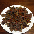 みんそよ's cooksnap of when they made 歯ごたえを楽しんで♬砂肝の根菜炒め.