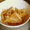 sumomocook's cooksnap of when they made 捨てないで！大根の皮できんぴら.