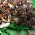 どもプリ's cooksnap of when they made 納豆とひき肉を炒めてサラダに♪.