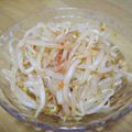 サオリ's cooksnap of when they made ピリ辛もやしの和え物.