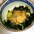 りくほさわ's cooksnap of when they made 黒崎海岸の天然生わかめの酢の物.
