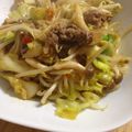 03yoko's cooksnap of when they made もやしとキャベツのピリ辛炒め.