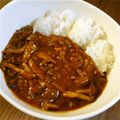 まろこめ's cooksnap of when they made きのこのキーマカレー.