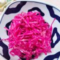みっちゃん❇️68's cooksnap of when they made 紫キャベツ　カンタン酢につけただけ.