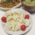 クックE662AA☆'s cooksnap of when they made レンジで2分 カリフラワー.