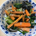 ガトーフリュイン's cooksnap of when they made ≪給食≫小松菜と人参の磯和え.