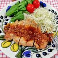在宅勤務のおじさん's cooksnap of when they made おすすめ♡極旨ソースde自慢のトンテキ.