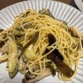 blancapure's cooksnap of when they made 茄子とベーコンのバター醤油パスタ.