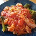 まどりんこ's cooksnap of when they made 絶品！簡単♪有頭エビのトマトパスタ.