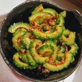 ❀まいねこ❀'s cooksnap of when they made レンジで簡単!!ゴーヤのおひたし.