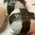 ★なみ☆'s cooksnap of when they made 天むすじゃないよ！？鶏の唐揚げおむすび.