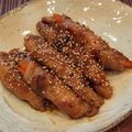 あーこ姐's cooksnap of when they made 人参消費に！簡単人参肉巻き。お弁当にも。.