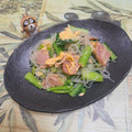 みかかめ's cooksnap of when they made 春雨と小松菜のふんわり卵炒め.