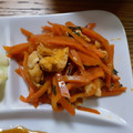 ポニーリボン's cooksnap of when they made 人参と炒り卵と大葉の彩りおかず☆.
