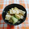ﾁｲﾁｬﾝﾏﾏ's cooksnap of when they made 豆腐とアボカドのナムル風和え物.