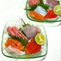 にきけん's cooksnap of when they made お刺身にすだち〜☆.