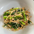 azbjbn's cooksnap of when they made レンジで簡単！ニラとえのきのごま酢和え.