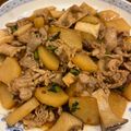 mamicha86's cooksnap of when they made 豚バラと大根のガーリック炒め.