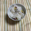 yesmama's cooksnap of when they made 娘に伝えたい＊さつまいもご飯＊.