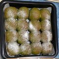 ひでまむ's cooksnap of when they made 抹茶餡子ちぎりパン♡.