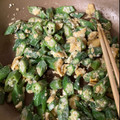 らん蘭's cooksnap of when they made オクラとたまごのマヨネーズ炒め♪.