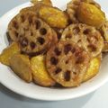 みゆこ♪ママ's cooksnap of when they made さつまいもとレンコンの甘辛和え.