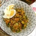 eiyoushi's cooksnap of when they made ☆麻婆おくらライス☆ピリ辛アジアン風.