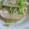 鈴村天舞's cooksnap of when they made 白菜ごまドレ冷奴.