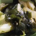 きらり流れ星's cooksnap of when they made わかめとキャベツの炒め物.