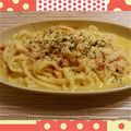 RIEK♡K♡'s cooksnap of when they made 簡単！カルボナーラうどん.