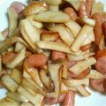 ☆結★'s cooksnap of when they made おつまみに！エリンギとウインナーの炒め物.