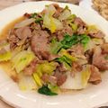 tortoga's cooksnap of when they made ﾚﾓﾝ風味＊豚バラと白菜のさっぱり炒め.