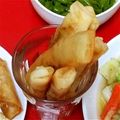 ⭐るる⭐'s cooksnap of when they made 簡単！キャベツとハムとチーズの春巻き.