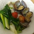 koriko23's cooksnap of when they made 金目鯛・はまぐり・菜の花の煮物.