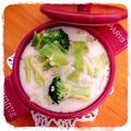 poppys's cooksnap of when they made キャベツと鮭の低脂肪スープ☆.