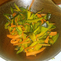 mamajiro's cooksnap of when they made 捨てずに美味しい♪かぼちゃの皮のきんぴら.