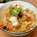 ぽめchan's cooksnap of when they made 我が家の炊き込みご飯♡鶏飯.