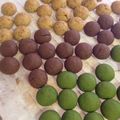 sachio♡'s cooksnap of when they made 黒糖きなこのスノーボールクッキー＊.