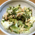 あいりののmama's cooksnap of when they made さっぱりヘルシー☆水菜と油揚げの卵とじ.