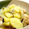 chiroyanma's cooksnap of when they made さつまいもと鶏肉の甘辛煮.