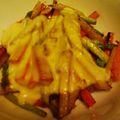  つくれぽぽ's cooksnap of when they made アスパラ・人参・じゃが芋の醤油味グラタン.