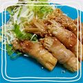 きゃうゃ's cooksnap of when they made 豚ばら肉のエノキ巻.
